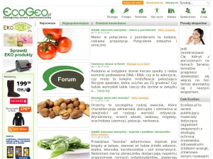 Eco Geo - ekologiczny serwis spoółecznościowy