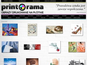 Obrazy na płótnie w światowych trendach od firmy Print o Rama.